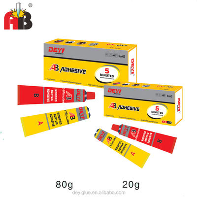 Dicke Flüssigkeit MF C4H6O2 Acryl-AB-Kleber für ausgezeichnete Haftung und chemische Beständigkeit