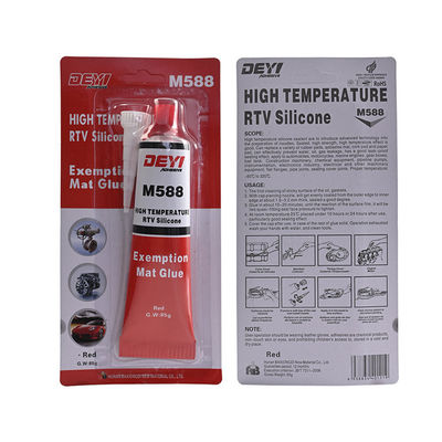 M588 Hochtemperatur-neutrale RTV-Dichtungsmaschine in Rot für die industrielle Dichtung