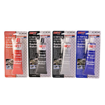 Industrieanwendungen 85g Schwarz Temp RTV Silicone Dichtungsmittel Klebeverbindung