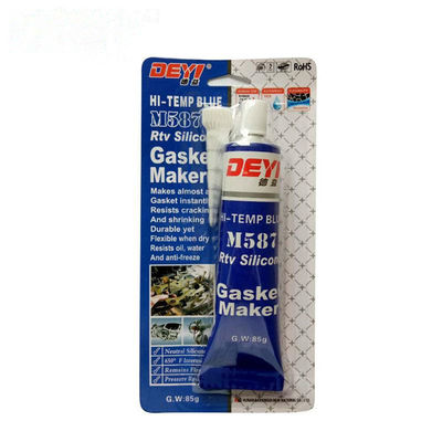 85 g RTV Silikonverschlussklebstoff für Rohrpack Säure Blau Versiegelungsmittel 12 Monate Haltbarkeit