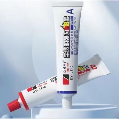Acryl Hauptmaterial Kristallklar AB Klebstoff für eine starke Haftung an PVC