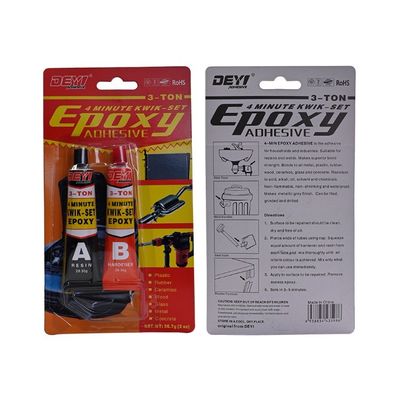 Top- Quick-Set 4 Minuten Ab Bindung Epoxystahlklebstoff/Epoxykleber Milchweiß