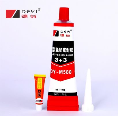 Schwarze Paste im Rohr RTV Silikonverschlussmacher für Meter Silikondichtungsmittelklebstoff
