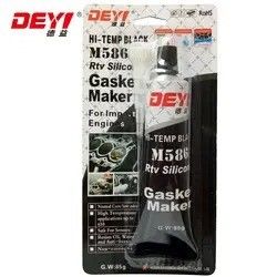 Schwarze Paste im Rohr RTV Silikonverschlussmacher für Meter Silikondichtungsmittelklebstoff