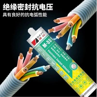 Schwarz und klares PVC-Elektronisches Dichtungsmittel Klebstoff