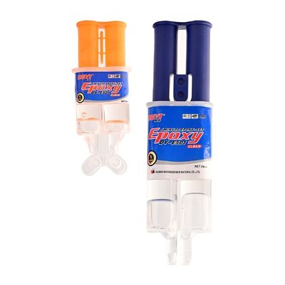 24 ml klare Spritze Epoxidklebstoff DDEYI 5-minütiger Heilungs-Flüssigklebstoff mit SGS-Zulassung