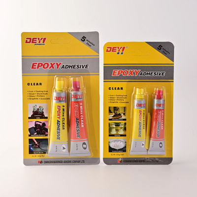 Hochtemperaturbeständig Epoxydurchlässiger AB-Klebstoff 1 1 Verhältnis 5 Min Trockenbindung