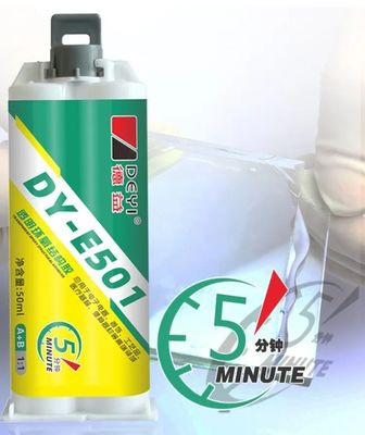 Hohe Wärmebeständigkeit Klares Epoxidharzklebstoff 5 min Schnelle Aushärtung für Industrie