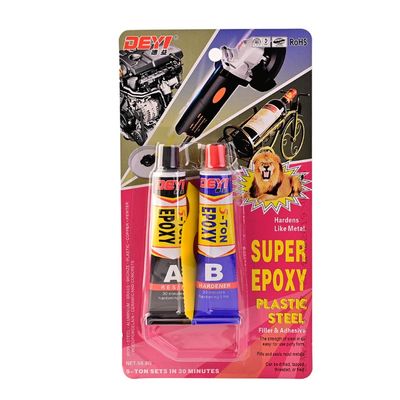 High Temperature Resistant Clear Epoxy AB Glue with 12 Months Shelf Life for Strong Bonding