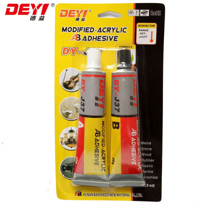 Modified Acrylic AB Adhesive Epoxy AB Glue with Quick Cure at 25°C High Shear Strength ≥25Mpa and 1:1 Mixing Ratio