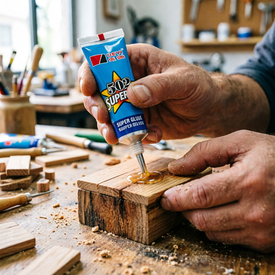 502 Superklebstoff Instant Cyanoacrylate Klebstoff Mehrzweck-Strong Bindungslösung geeignet für verschiedene industrielle Anwendungen