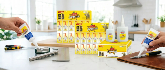 Rapid Cure 502 Super Glue mit 15 bis 20 Sekunden anfänglicher Heilung und 12 Monaten Haltbarkeit