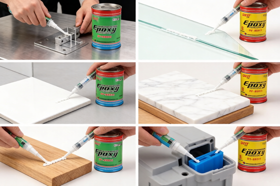 Niedriggeruchs-Epoxy-AB-Kleber -- Strukturklebstoff für professionelle industrielle Anwendungen