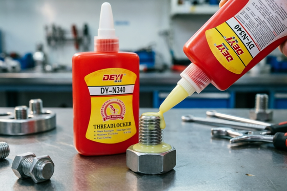 Light Yellow Anaerobic Threadlocker Glue | High Strength Methacrylate Adhesive for Industrial Fastening Manufacturer