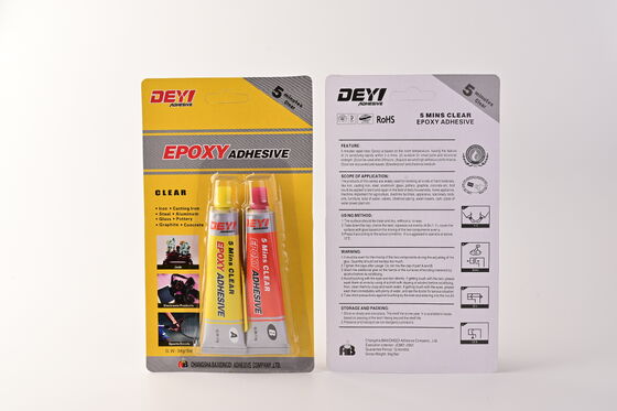 DEYI DY-E501 Hochfester, klarer Epoxid-AB-Kleber | Schnell aushärtender 5-Minuten-Klebstoff für Metall-, Kunststoff- und Keramikhersteller