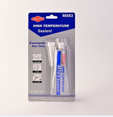 DEYI M583 Dichtungsmittelhersteller - Silber RTV Silikondichtungsmittel mit hoher Temperatur für Auto- und Industriemotoren