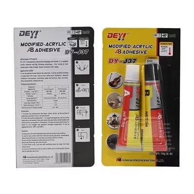 Industrie Grade Modified Acrylic Structural Adhesive   Fast Curing AB Glue for Household & Plastic Repair
