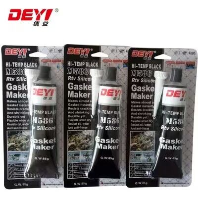 Schwarzes RTV-Silikondichtmittel Klebstoff Dichtungshersteller Hochtemperatur für Industrieausrüstung