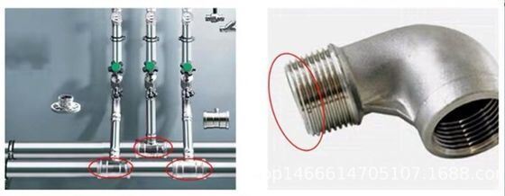 PTFE-Drahtdichtband Hochtemperaturwasserdichtes Dichtungsmittel für Metallrohre