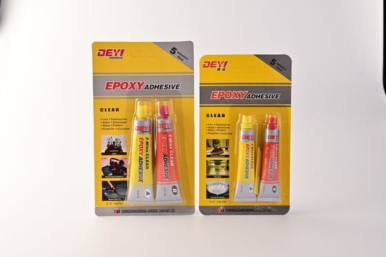 Epoxy-AB-Kleber, ein zweikomponenter Klebstoff, der zur Herstellung von starken, langlebigen Bindungen an metallischen Kunststoff-Holz- und Keramikoberflächen bestimmt ist