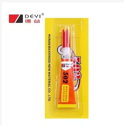 Schnelltrocknendes Rot Blau 502 Superklebstoff starkes Bindemittel Instant Adhesive Hardware Reparaturkleber