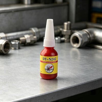 DY-N242 Rotes Schraubensicherungsmittel Anaerober Klebstoff Hochfest zum Sichern von Schrauben und Muttern. Rostschutz, mittlere Viskosität